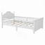 Lit plateforme simple en bois avec tête et pied de lit-1910363547-1910363544