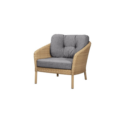 Ocean Large Lounge Chair with Cane-line Weave®