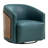 Delwood Faux Leather Modern & Comfort Swivel Barrel Chair-1199035859
