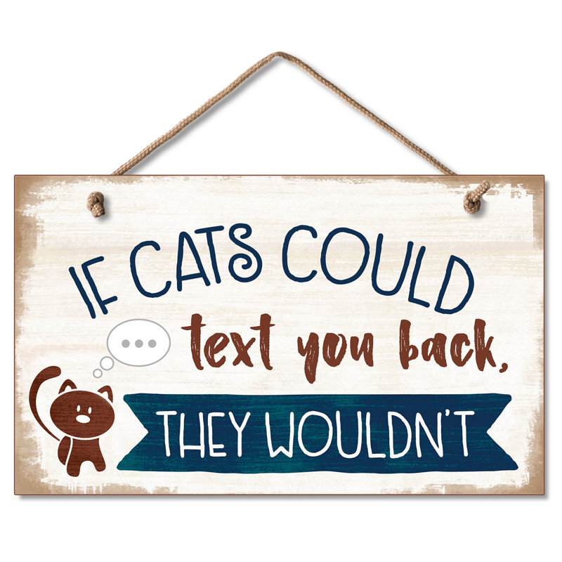 Décoration murale décorative en bois chat