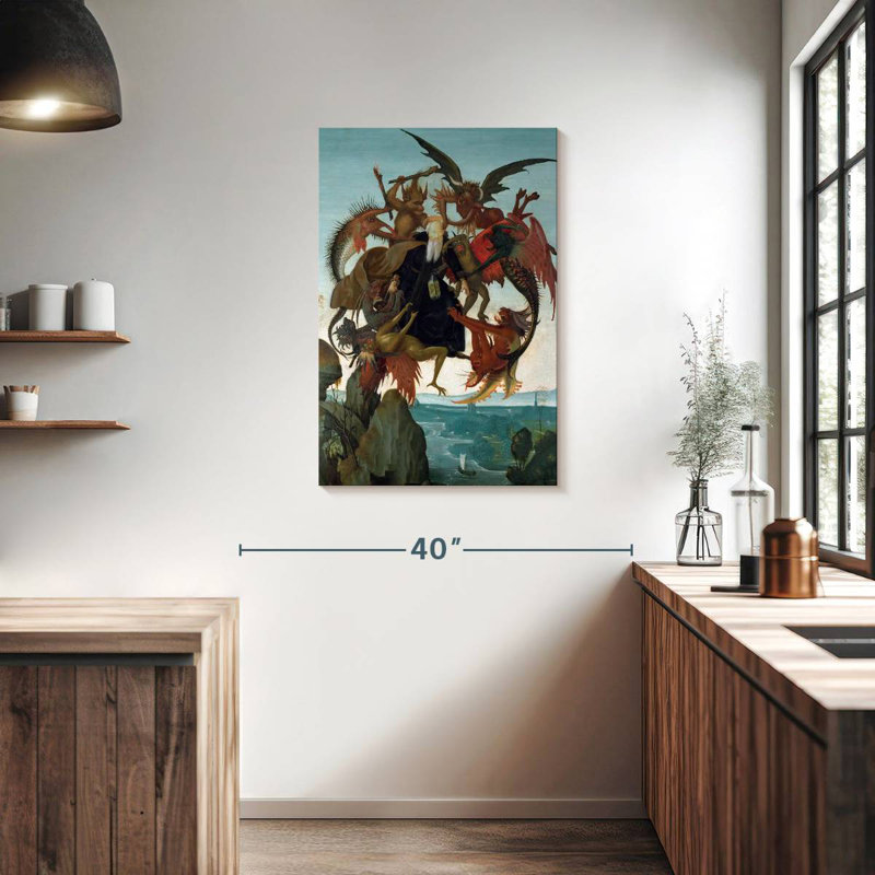 Le tourment de Saint-Antoine 1487-1488, H 36 po x l 24 po