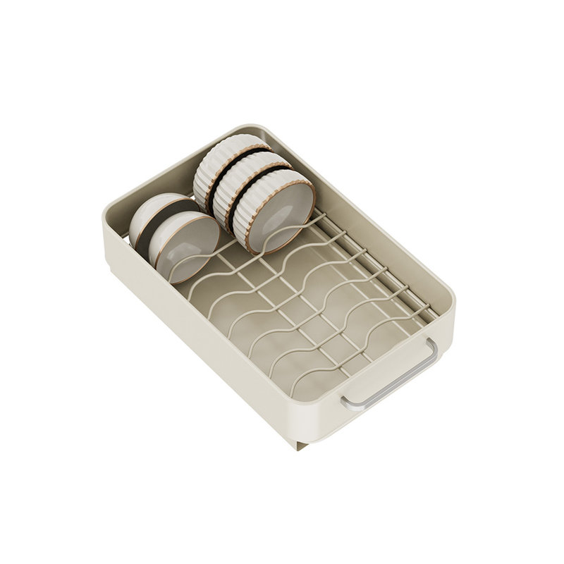 Pull-Out Cabinet Organizer – Carbon Steel, Removable Trays & Quiet Glide
