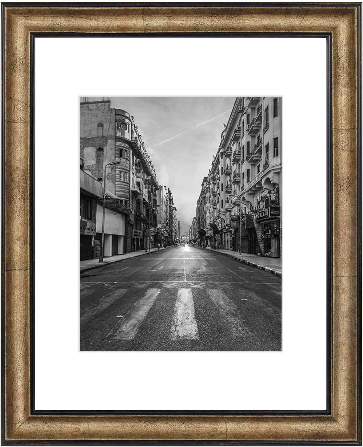 Red barrel studio 11x14 photo frame with mat for pictures 8x10 and