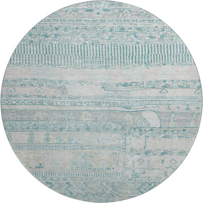 Premium Machine Washable Bitteridge AMF1835 Stripes Rug