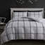 Luxury Double Brushed Microfiber Reversible Duvet Cover Set with Zipper Closure and Corner Ties-122252006