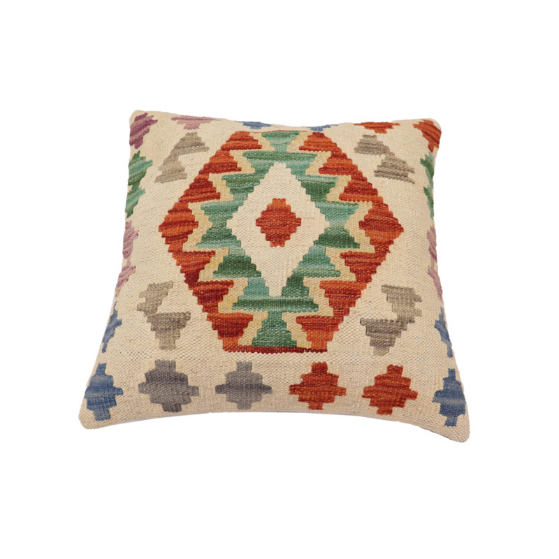 Housse et insert de coussin carré 100% laine