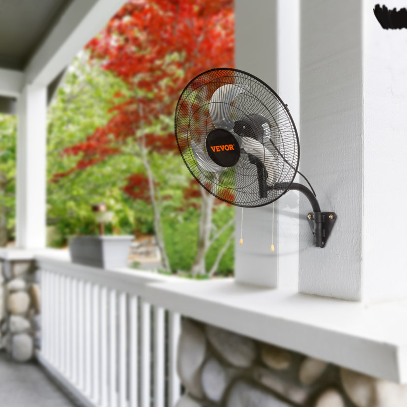 VEVOR 26.4'' Oscillating Wall Mounted Fan Fan