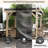 Aspen 8 Ft. W X 6 Ft. D Solid Cedar Wood Grill Gazebo With Two Side Wooden Holder
