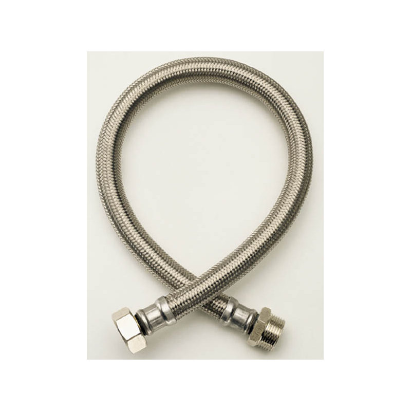 Connecteur de robinet fileté à compression tressée burst, 16 po
