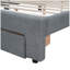 Lit plateforme tapissier avec rangement Spoten-831812324