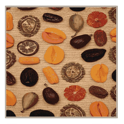 Washable Dried fruit Desserts Area Rug