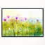 Vert, mauve, cosmos abstrait de fleurs - impression-35061062-26682563