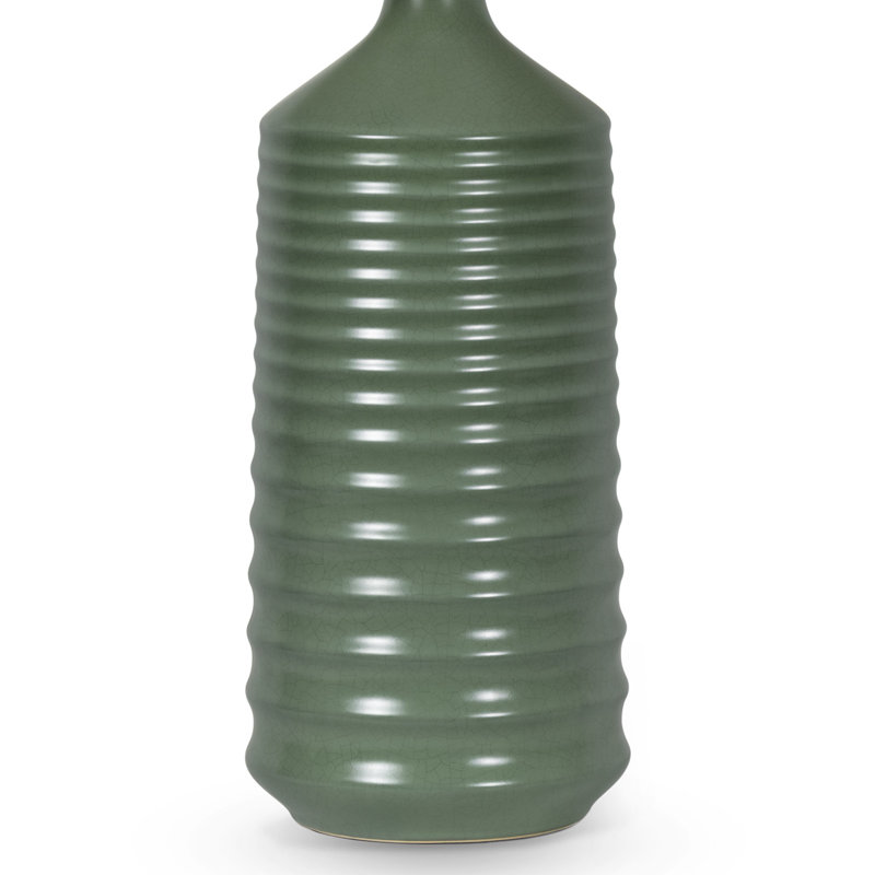 Lampe de table en céramique Temperance (olive)