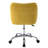 Kinzie Epinine Velvet Upholstered Swivel & Adjustable-Height Task Chair with Chrome Metal Base-1728314248