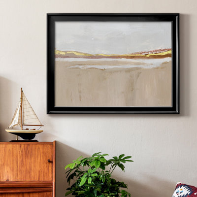 Toile encadrée de qualité supérieure «Gilded Expanse I» - prête à être accrochée