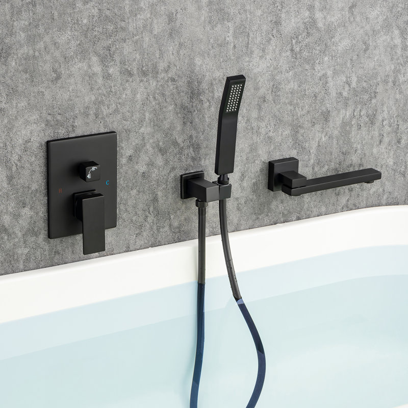 All-In-One Kit with Rough in-Valve, Matte Black
