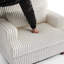 Ermia 92Cm Wide Modern Armchair with Solid Wood Legs-1379300355