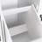 Mobile Kitchen Island With Storage Cabinet, Drop Leaf Countertop - White Hidden Trash Can Storage, Foldable Leaf, Spice Rack, Towel Bar,-2011520442