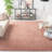 August Shag Performance Solid Color Rug-900744553