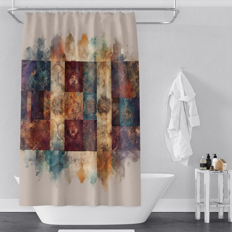 Rideau de douche Gavray, H 72 po x l 70 po