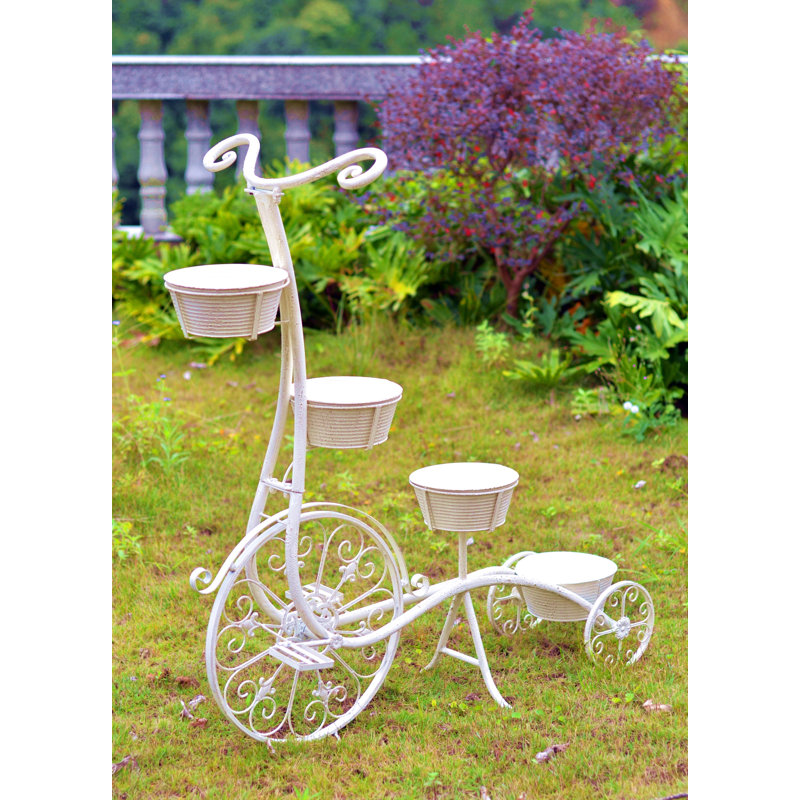  Support pour plante en métal Tricycle