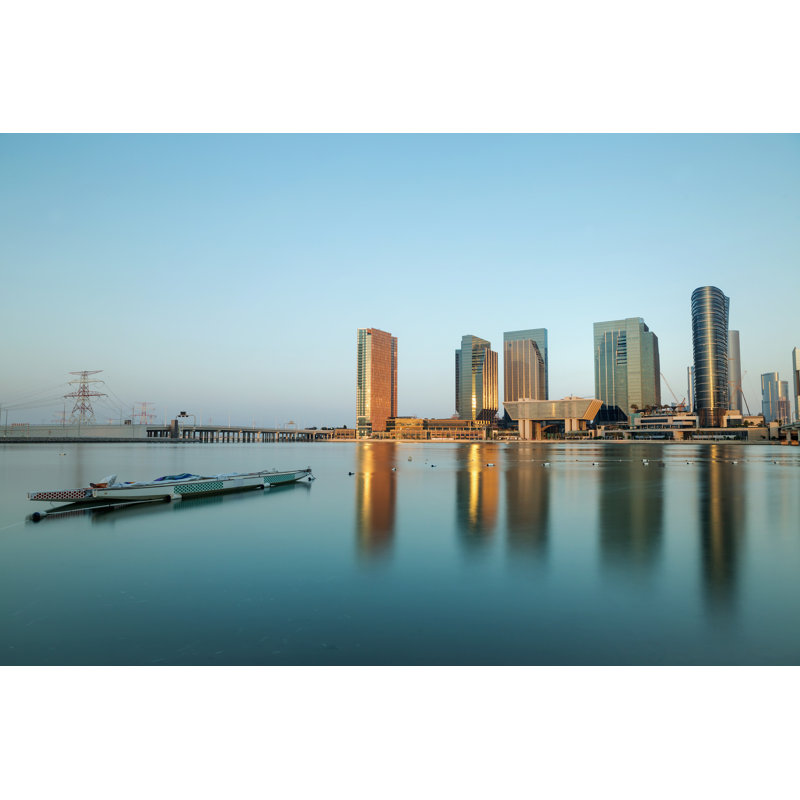 Al Maryah Island Skyline by Murmakova - Wrapped Canvas Print, 81cm H x 122cm W