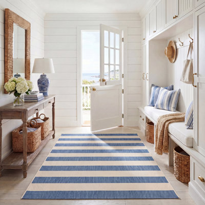 Tapis d'intérieur / extérieur à rayures Peterman Performance