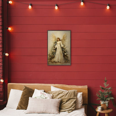 «Ethereal Holiday Angel», estampe numérique, conception de Petal Prints Design