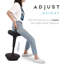 Adjustable Height Ergonomic Industrial Stool with Footrest-454102590