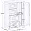 Armoire de rangement pour salle de bain