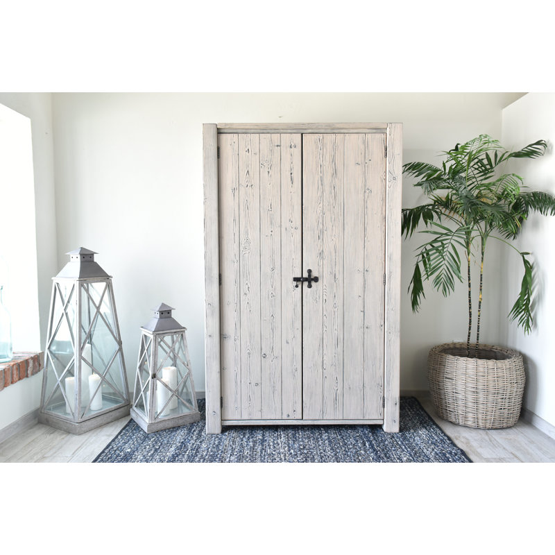 White Springs 2 Door Solid Wood Wardrobe