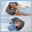 Sound Sleep Comfort Ear Piercing Pillow with Two Holes for Side Sleeping Earplugs, Ear Pain Memory Foam Pillow Compression