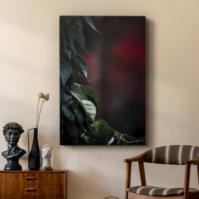 Dramatic Foliage I -Custom Wrapped Gallery Cavas