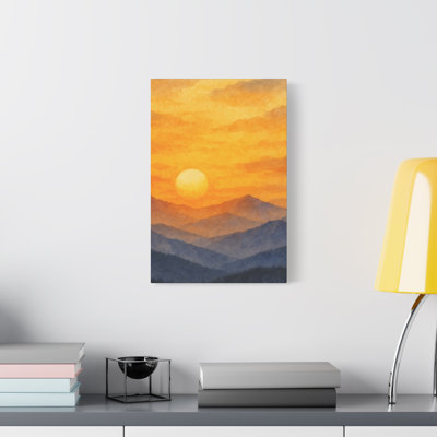 Aaroon Single Picture Frame Print on Canvas