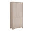 Bibliothèque Jodie 31 "blanchie (6 tablettes)