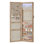 Armoire à bijoux moderne, grande hauteur de 47,2 po, fixation murale / porte