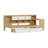 2 Drawers Daybed With Desk And Bookcase-415187656-415187654