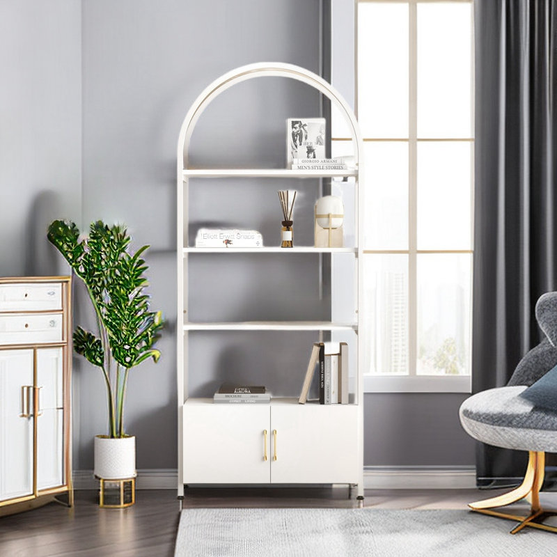 181.6 cm H x 80 cm W Iron Standard Bookcase
