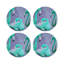 Sous-verres ronds Palm Springs Wisteria-119015087