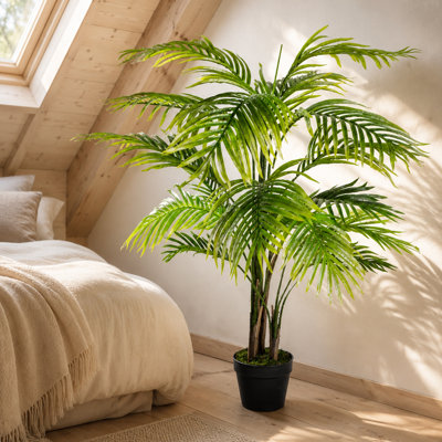 130cm Faux Palm Plant in Pot Liner