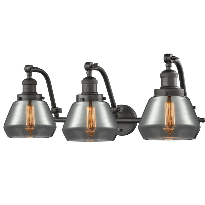 Éclairage pour salle de bain 3 lumières à intensité variable Keefe, Bronze huilé, Ampoule DEL 6 watts Vinage