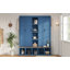 ON-TREND 62.9"W Farmhouse 4-In-1 Hall Tree With 6 Hanging Hooks