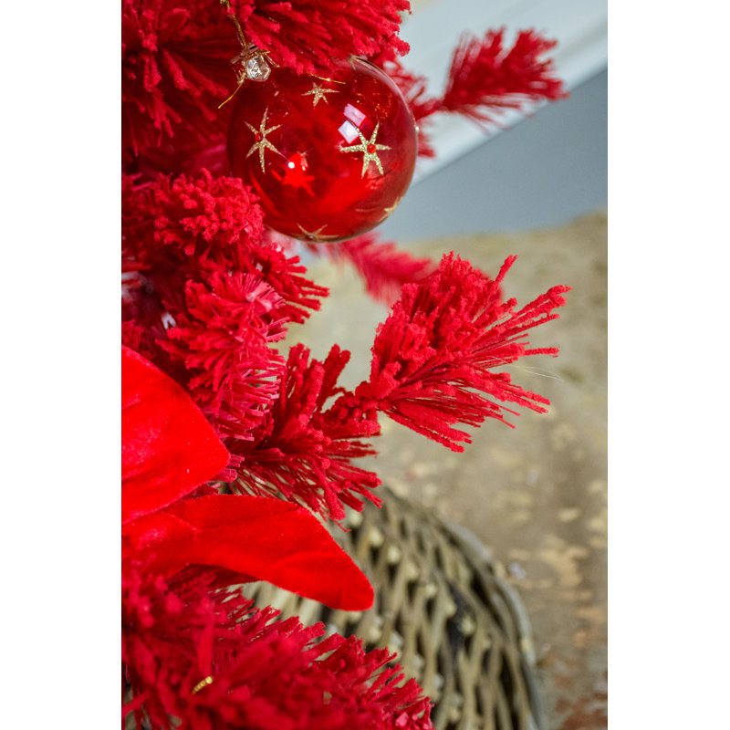 Teddy Artificial Spruce Christmas Tree, 3.94ft H