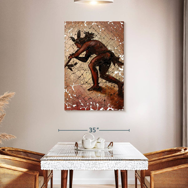 Kokopelli Flute Player, 45" H x 30" W