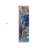 HomeRoots 8' Blue Abstract Washable Indoor Outdoor Runner Rug