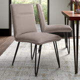 Vangorder 19'' H Upholstered Metal Side Chair