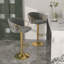Christal Height Adjustable Swivel Bar Stool-678397177