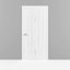 Portes coulissantes pliantes pliantes Planum 0888 peint en blanc avec verre givré-87391701