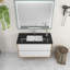 Ensemble de meuble-lavabo mural simple 42 po Lords Kody-473202670