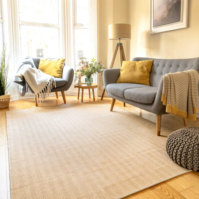 Blakeley Handwoven Natural Jute Bordered Rug